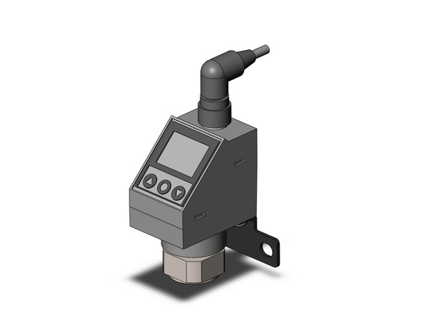 SMC ISE77G-F02-L2-LA pressure switch, ise50-80 3 screen digital pressure switch for air