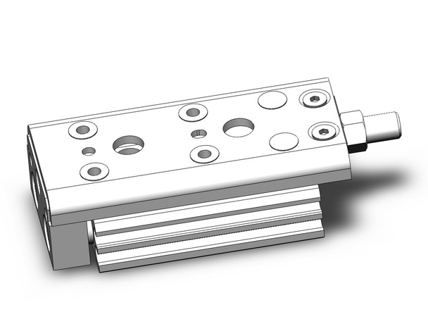 SMC MXQ8C-10ZB guided cylinder cylinder, slide table