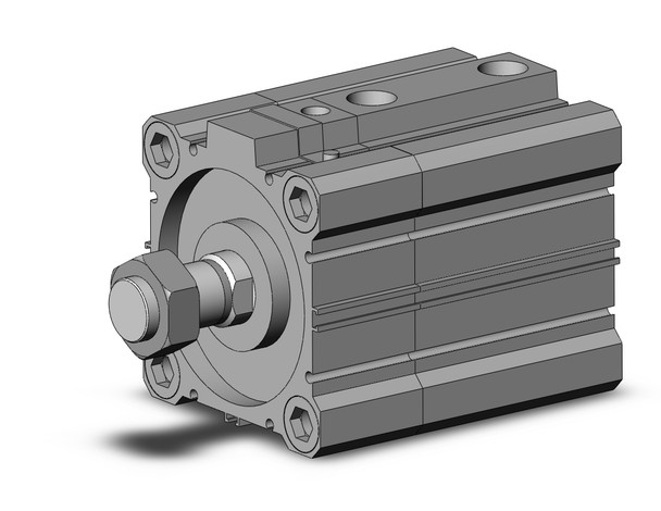 SMC CDLQA80-30DM-B compact cylinder w/lock cyl, compact with lock