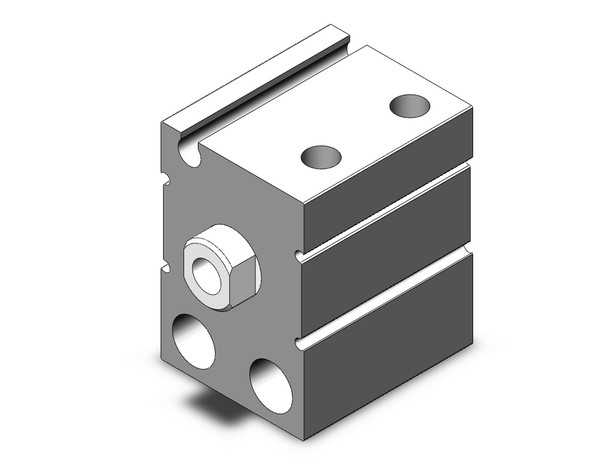 SMC CUJS20-10D compact cylinder cyl, free mount, dbl acting