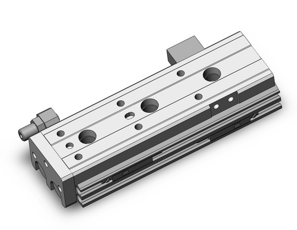 SMC MXQR6-50AS-A93L guided cylinder cyl, air slide table, reversible, asw