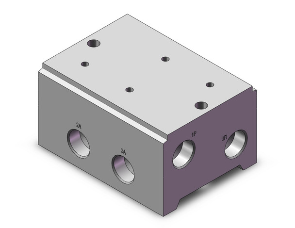 SMC VV3PA7-41-021-04F 3 port air-piloted valve vpa valve manifold