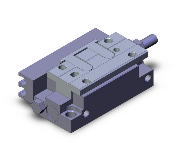 <h2>MXP, High Precision Slide Table (Recirculating Bearings)</h2><p><h3>The MXP high precision slide tables have travelling parallelism of 0.004 mm for all its bore sizes and non-rotating accuracy +/-0.03  for 6, 8, 10 mm bore siszes and non-rotating accuracy +/-0.04  for 12, 16 mm bore sizes. Its actuator body and guide block are made from Martensitic stainless steel for high rigidity and integrated to guide rails for isolating the load bearing from the movement of the piston rod and seals.</h3>- Bore sizes: 6, 8, 10, 12, 16 mm<br>- Non-rotating accuracy +/-0.03  for 6, 8, 10 mm bore<br>- Non-rotating accuracy +/-0.04  for 12, 16 mm bore<br>- Stroke adjuster options: rubber, metal stopper or shock absorber<br>- PTFE grease or food grade grease option<br>- RoHS compliant<br>- Auto switch capable<br>- <p><a href="https://content2.smcetech.com/pdf/MXP.pdf" target="_blank">Series Catalog</a>