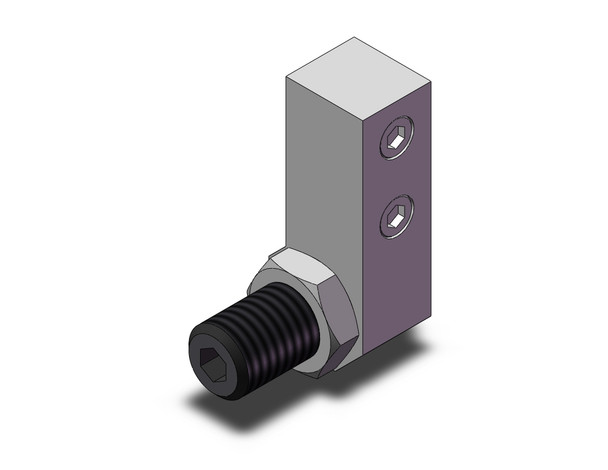 SMC MXQ-AS25-X11 guided cylinder stroke adjuster, extend end