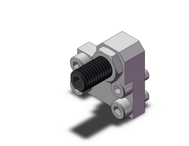 SMC MXQ-AT16-X11 guided cylinder stroke adjuster, retract end