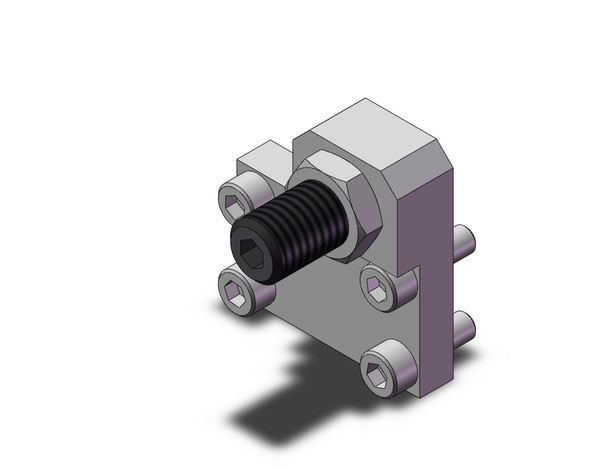 SMC MXQ-AT25-X11 guided cylinder stroke adjuster, retract end