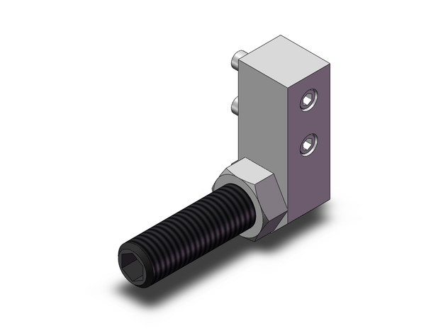 SMC MXQ-CS6-X11 guided cylinder hard stop, extension end