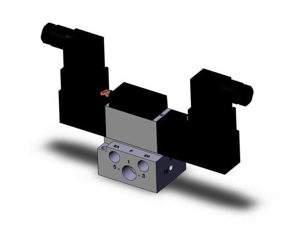 SMC VFR2410-5DZC-02 4/5 port solenoid valve valve, 5 port solenoid