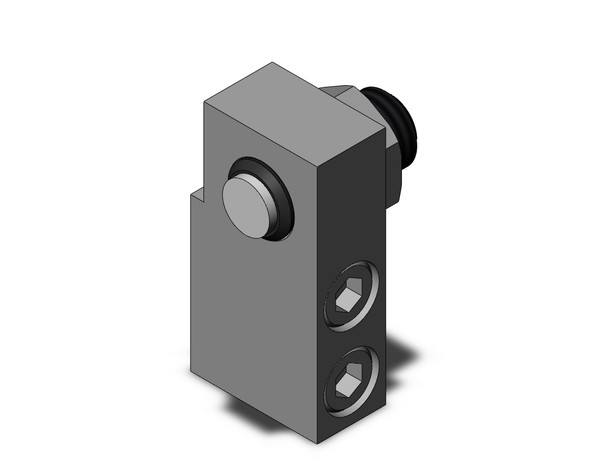 SMC MXS-AS20 guided cylinder stroke adjuster (0-5 adj)