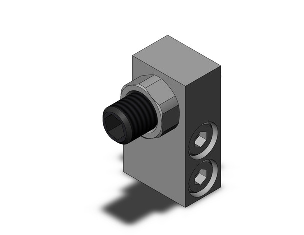 SMC MXS-AS6L guided cylinder stroke adjuster (0-5 adj)