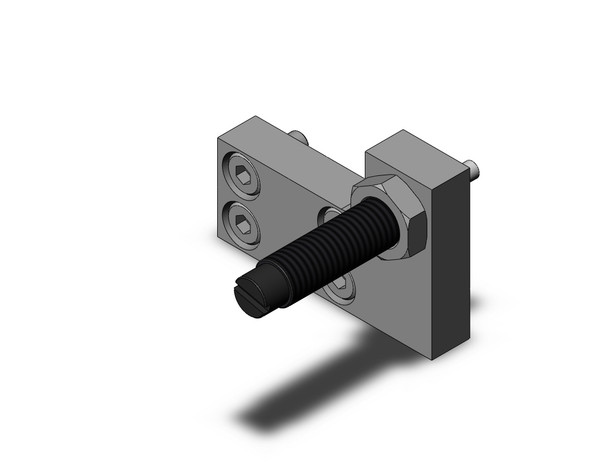 SMC MXS-BT12 guided cylinder shock absorber, retract end