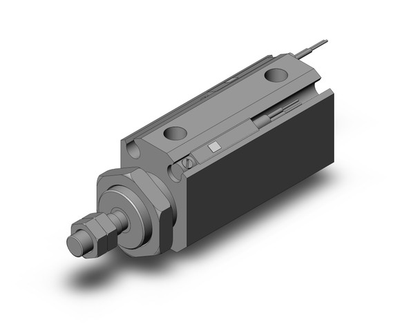 SMC CDJP2B16-20D-A93 round body cylinder pin cylinder, double acting, sgl rod