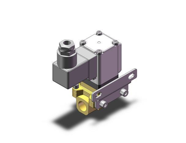 SMC VXZ2A3AGBXB 2 port valve pilot op 2 port solenoid valve, (n.o.)