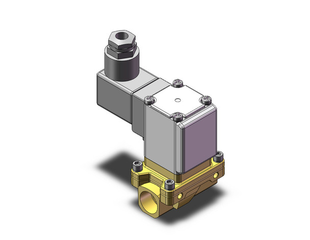 SMC VXZ232BZ2CGXCA 2 port valve pilot op 2 port solenoid valve, (n.c.)