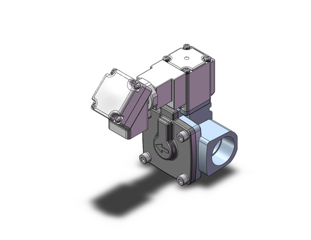 SMC VXD252MPG pilot op 2 port solenoid valve (n.c.)