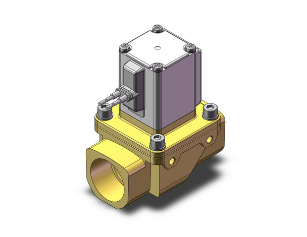 SMC VXZ262KZ1C 2 port valve pilot op 2 port solenoid valve, (n.c.)