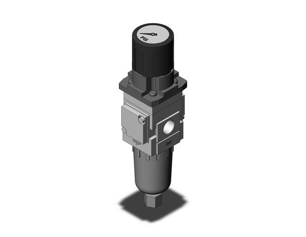 SMC AWG20-N02G2-6CNZ filter/regulator, modular f.r.l. w/gauge filter/regulator w/built in gauge