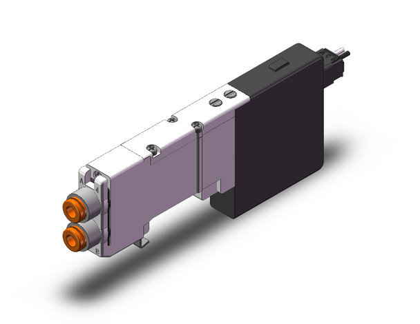 SMC SQ1241D-5LB1-N3 4/5 port solenoid valve valve, double, non plug-in