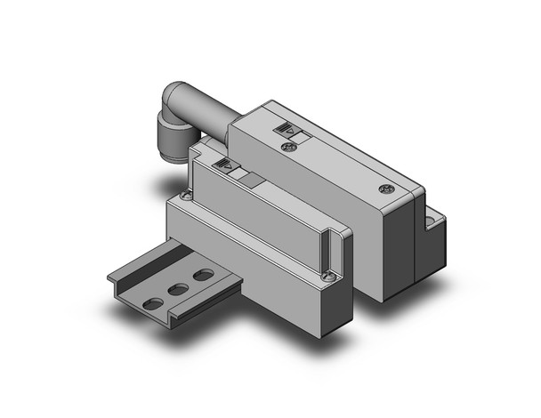 SMC SS5J2-60-02DB 4/5 port solenoid valve mfld, plug-in, individual wiring