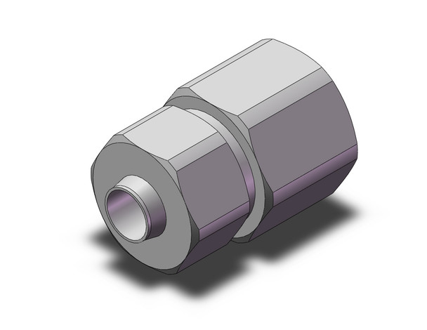 SMC KFG2F1075-03 insert fitting, stainless steel fitting, female union