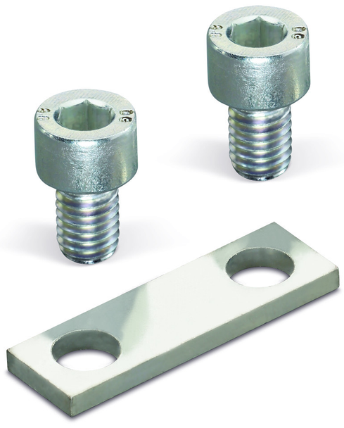 Wago 400-405/405-772 Jumper bar with screws; 2-way; for high-current terminal blocks with 2 stud bolts M6 Pack of 5