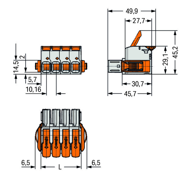 Wago 832-1102/037-000 Pack of 20