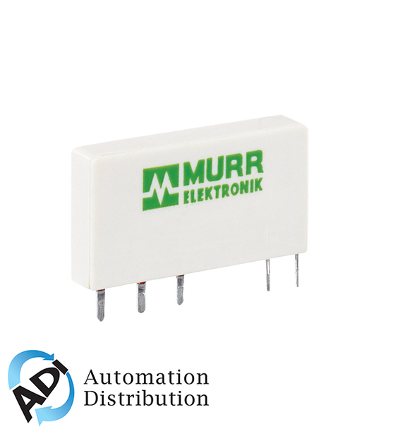 Murrelektronik 3000-16023-2100010 miro 6.2 pluggable plug in module output relay, in: 24 vdc - out: 250 vac/dc / 6 a, 1 c/o contact / 5 mm plug-in relay