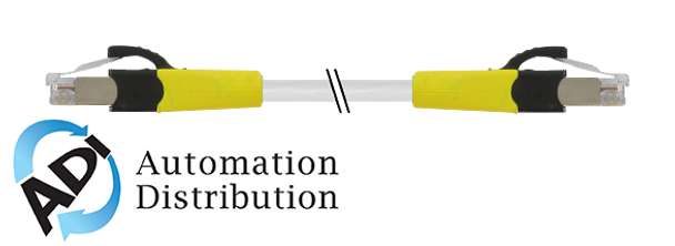 Murrelektronik 7000-74712-7780100 rj45male 0?? / rj45male 0?? cabinet-line sleeve,giga, frnc/ls0h 4x2xawg26 shielded gr 1m