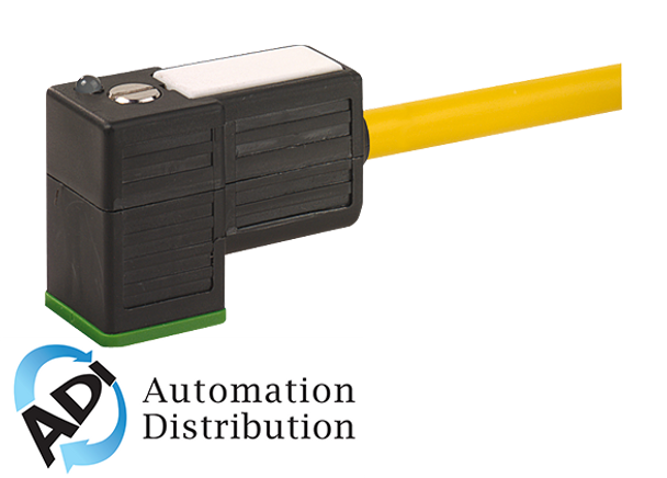 Murrelektronik 7000-80021-0360150 msud form c 8mm, pur 3x0.75 yellow, ul/csa, drag ch 1.5m