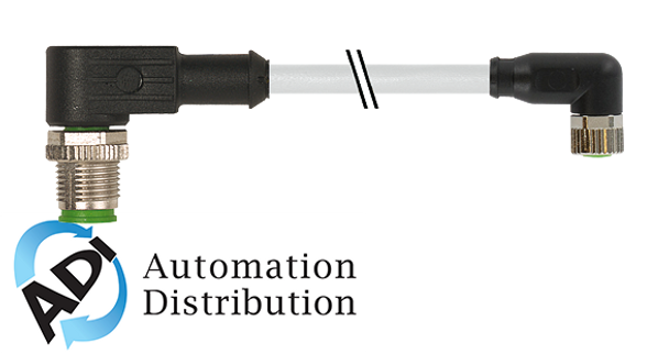 Murrelektronik 7000-40681-2200030 m12 male 90?? / m8 female 90??, pur 3x0.25 gy ul/csa 0,3m