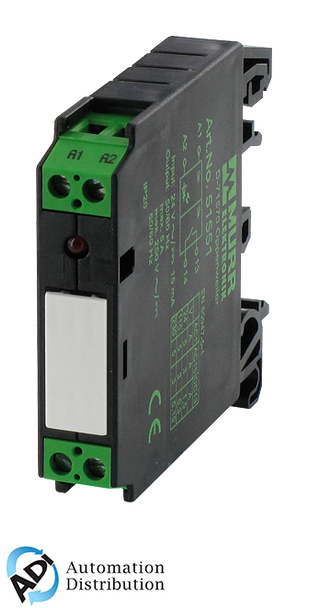 Murrelektronik 51507 rmm 24vdc output relay, in: 24 vdc - out: 250 vac/dc / 6 a, 1n/o contact - 12 mm screw-type terminal