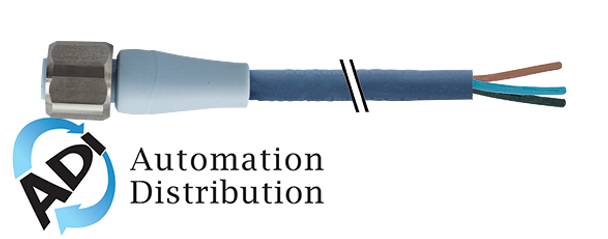 Murrelektronik 7024-12241-3390750 m12 female 0?? with cable f+b pro, tpe-s 5x0.34 bu ul robot+drag chain 7.5m