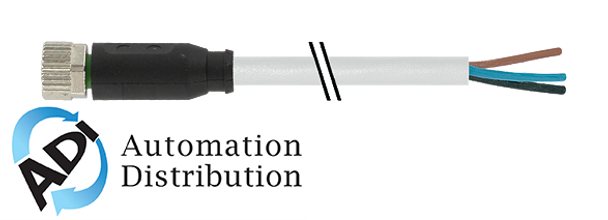 Murrelektronik 7000-08061-2510500 m8 female 0?? with cable, pur 4x0.25 gy ul/csa+robot+drag chain 5m