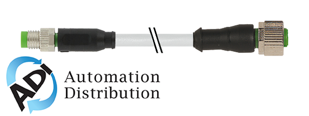 Murrelektronik 7000-88241-2200600 m8 male 0?? / m12 female 0??, pur 3x0.25 gy ul/csa 6m