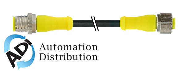 Murrelektronik 7030-40021-6340200 m12 male 0?? / m12 female 0?? aida, pur 4x0.34 bk ul/csa+drag chain 2m