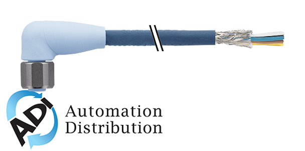 Murrelektronik 7024-17061-3120150 m12 female 90?? with cable f+b pro, tpe-s 8x0.25 bu ul robot+drag chain 1.5m