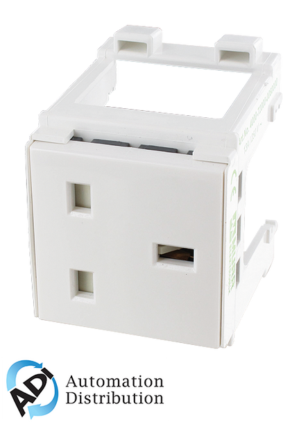 Murrelektronik 4000-72000-0060000 modlink msvd cabinet power outlets, great britain/bs 250v ac / 13 a