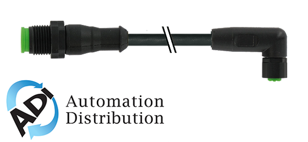 Murrelektronik 7003-40628-8280060 m12 sc male 0?? / m8 female 90??, fep-jb bk 0.6m