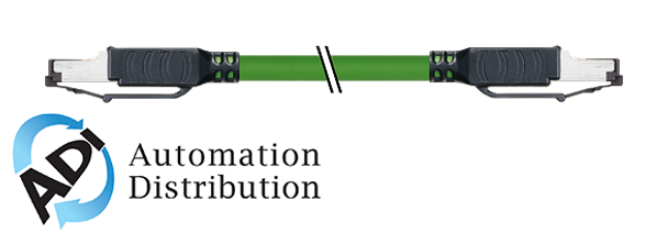 Murrelektronik 7000-99711-7960060 rj45 0?? / rj45 0?? ethernet, pur 2x2x0.34 shielded green ul,csa+dragchain 0.6m