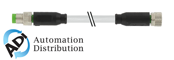 Murrelektronik 7000-88001-2201500 m8 male 0?? / m8 female 0??, pur 3x0.25 gy ul/csa 15m