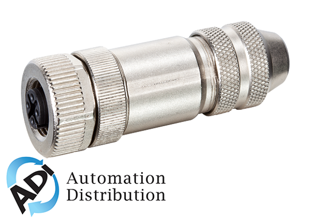 Murrelektronik 7000-14025-0000000 m12 female 0?? b coded shielded wireable screw term., 2 pole max. 0.75mm?? 6-8mm profibus