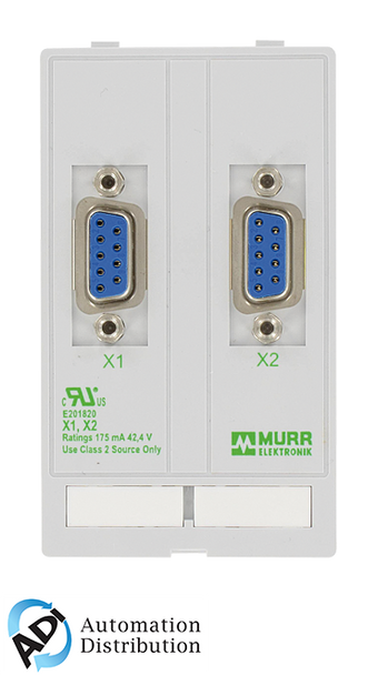 Murrelektronik 4000-68000-0200000 modlink msdd data  insert, 2xsub-d9 female/male