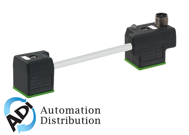 Murrelektronik 7000-41501-2360000 msud dbl valve plug m12 male on top 18mm, pur 3x0.75 gray, ul/csa, drag ch 0m