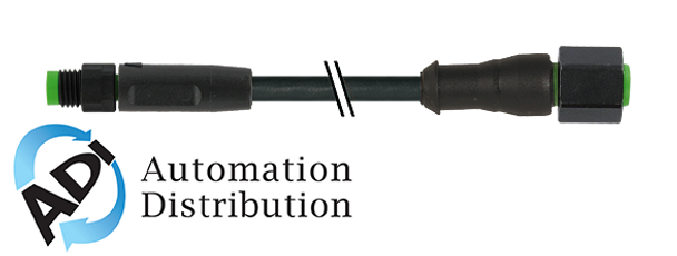 Murrelektronik 7003-88248-8280150 m8 male 0?? / m12 female 0?? sc, fep-jb 5x0,38 bk 1.5m