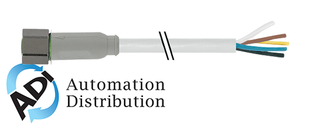 Murrelektronik 7014-08061-2112000 m8 female 0?? with cable f+b, pvc 4x0.25 gy ul/csa 20m