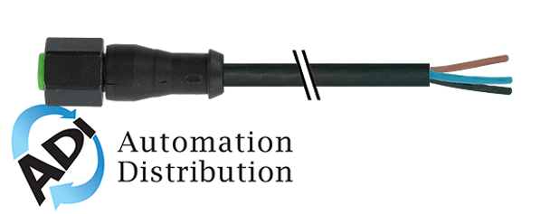 Murrelektronik 7003-12228-8280300 m12 sc female 0??, fep-jb 5x0,38 bk 3m