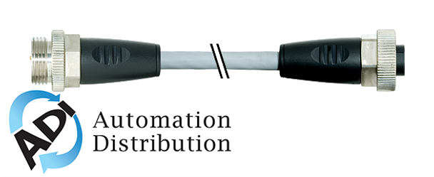 Murrelektronik 7000-50021-9610030 7/8" male 0?? / 7/8" female 0??, pur 5x1.5 gy ul/csa+drag chain 0,3m