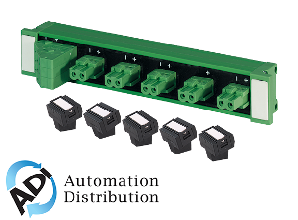 Murrelektronik 55605 masi20 installation technology, distributor as-i and extern power, 3 potentials, as-interface bus- and powerdistributor, incl. 5 screw terminal