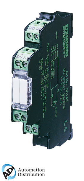 Murrelektronik 50140 dc-motor commutating circuit, in: 24 vdc - out: 24 vdc / 3 a, 12,4 mm screw-type terminal