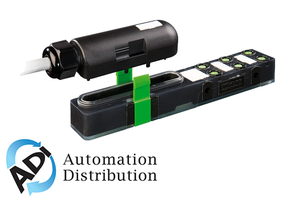 Murrelektronik 8000-86140-3890300 exact8, 6xm8, 4 pole plug. cap, spring-term., 3.0m pur 12x0.34+2x0,75, ul/csa